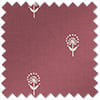 Emily Bond Wild Thyme, Burgundy - Roller Blind